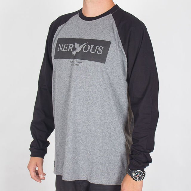 Koszulka LS Nervous Fa17 Brand box gra