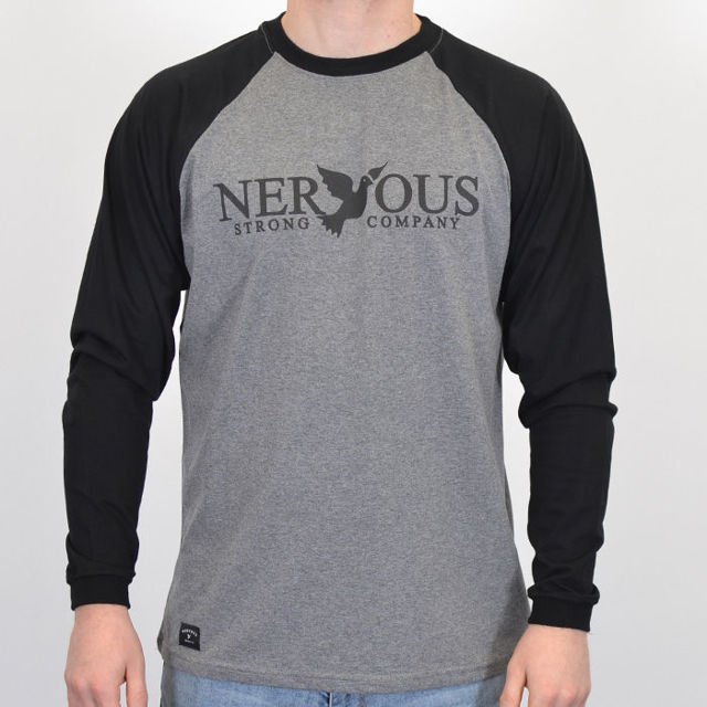 Koszulka LS Nervous Fa17 Classic Gra/blk