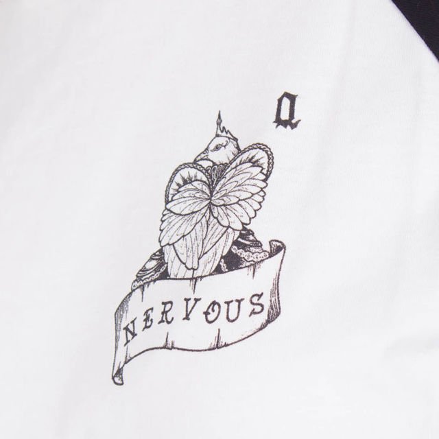 Koszulka LS Nervous Girl F18 Queen Wht/Blk