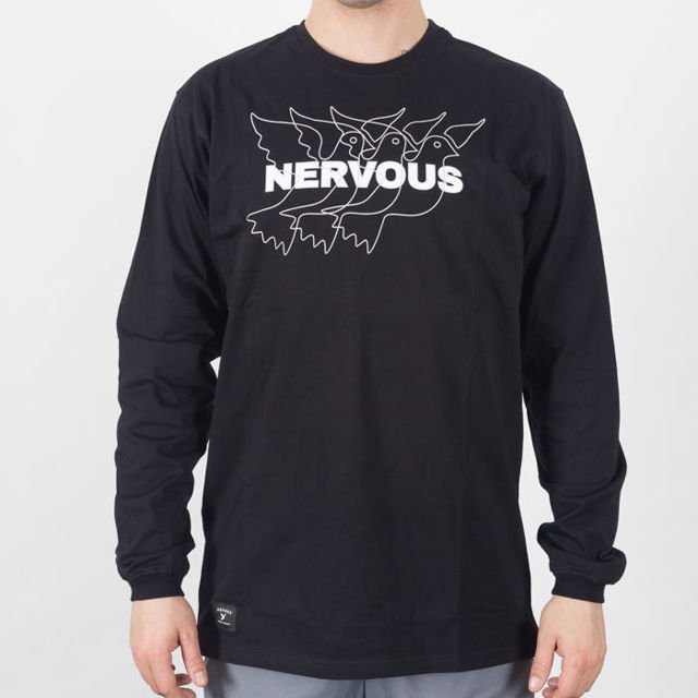 Koszulka LS Nervous SS19 Camo Black