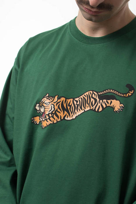 Koszulka LS Nervous Tiger Dark Green