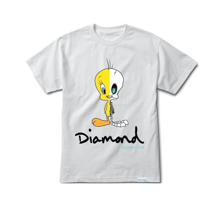 Koszulka męska Diamond x Looney Tunes X-Ray white
