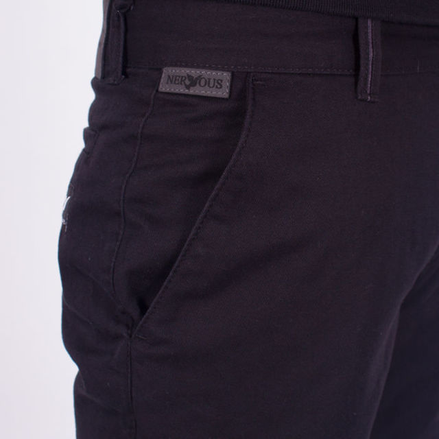 Spodnie Nervous Ss19 Chino Blk