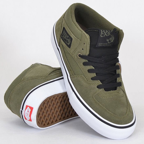 vans half cab winter moss